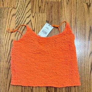 Mango Vibrant Orange Camisole Top BNWT